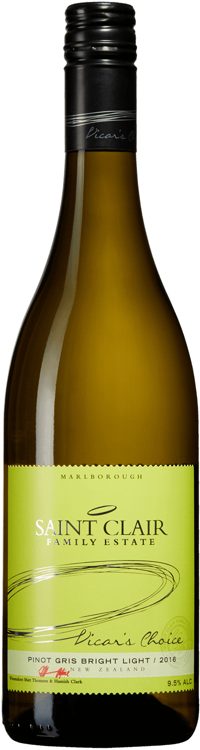 Saint Clair Vicar’s Choice Pinot Gris Bright Light 2022