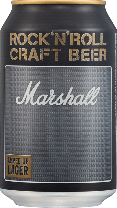 Rock ’N’ Roll Craft Beer Marshall  Amped Up Lager