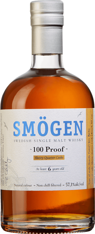 Smögen 100 proof Sherry quarters