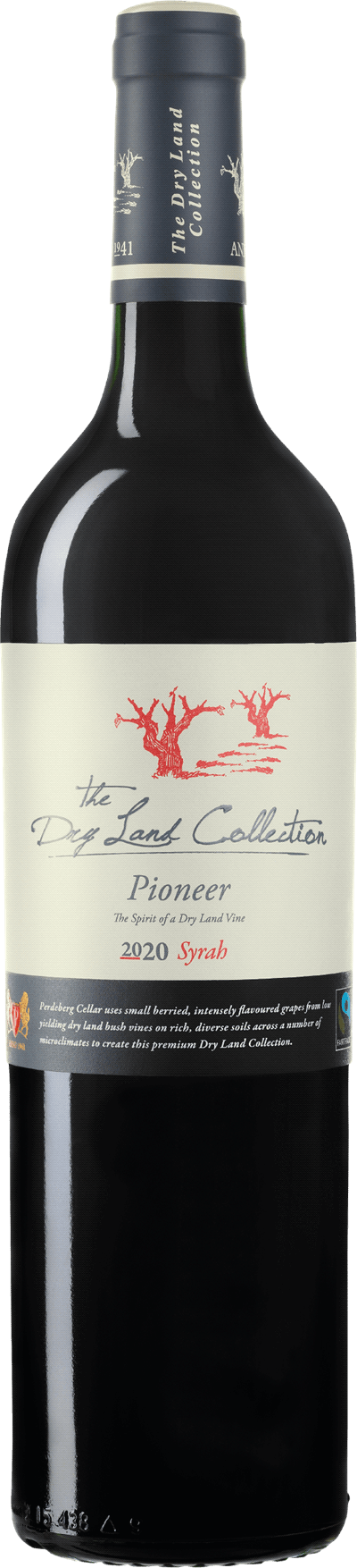 Perdeberg Cellar The Dry Land Collection Pioneer Syrah 2020