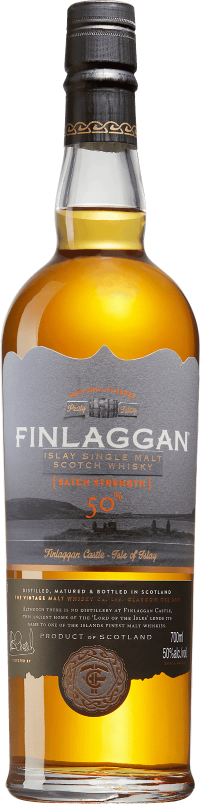 Finlaggan Batch Strength – Islay Single Malt The Vintage Malt Whisky Company