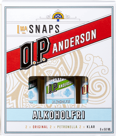 O.P. Anderson Alkoholfri Snaps mixpack