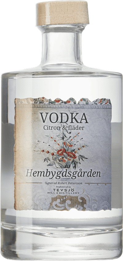 Hembygdsgården Signerad Robert Pettersson Vodka Fläder & Citron