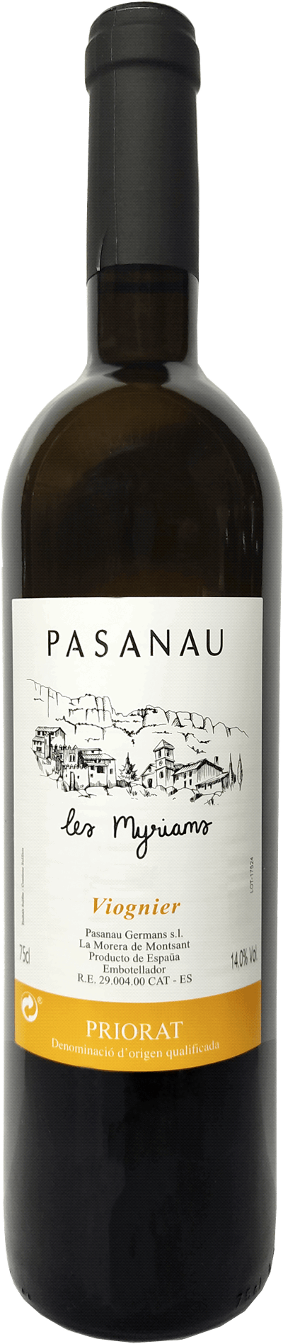 Les Myriams Viognier Celler Pasanau 2022