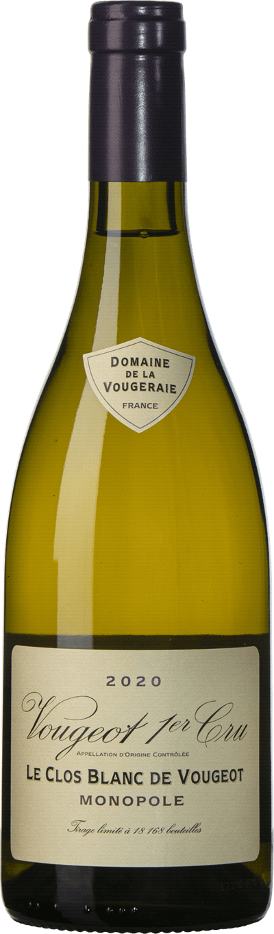 Vougeot Premier Cru Le Clos Blanc de Vougeot Monop Domaine de la Vougeraie 2020