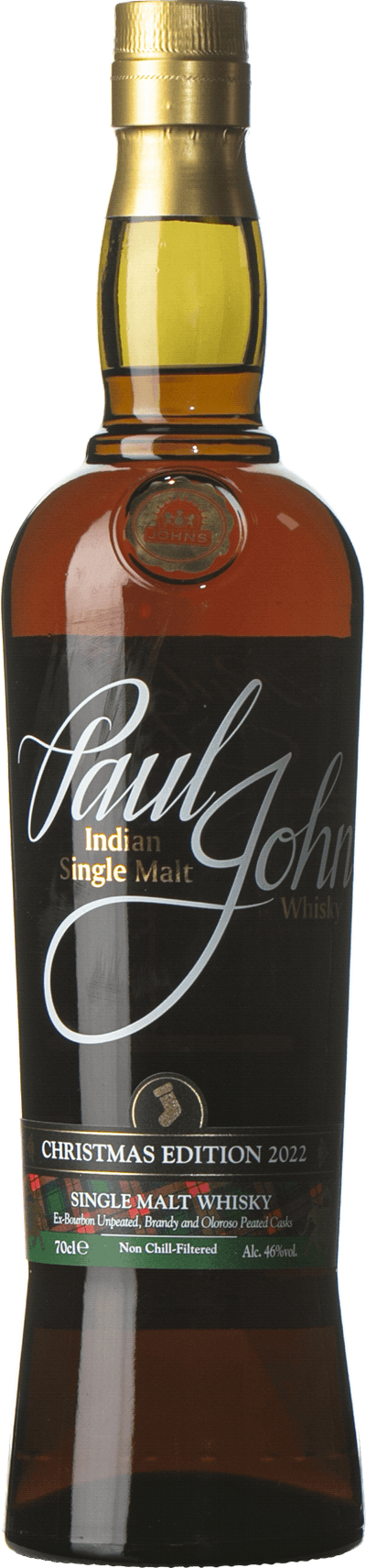 Paul John Christmas Edition Single Malt Whisky