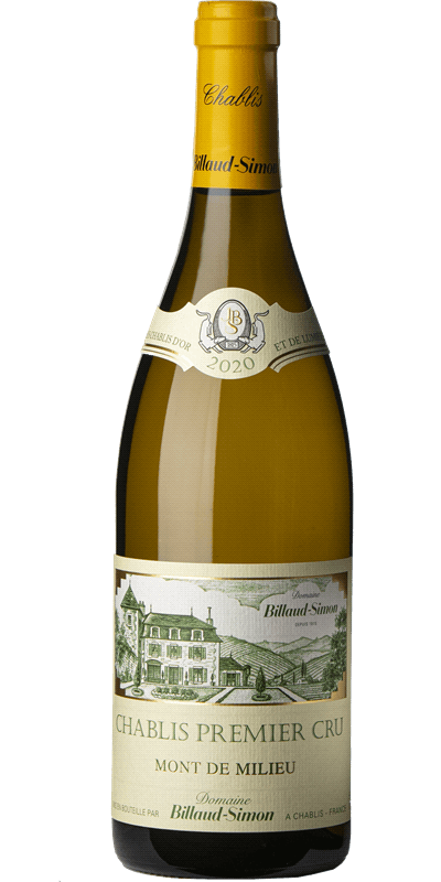 Chablis Premier Cru Mont de Milieu Billaud-Simon 2020