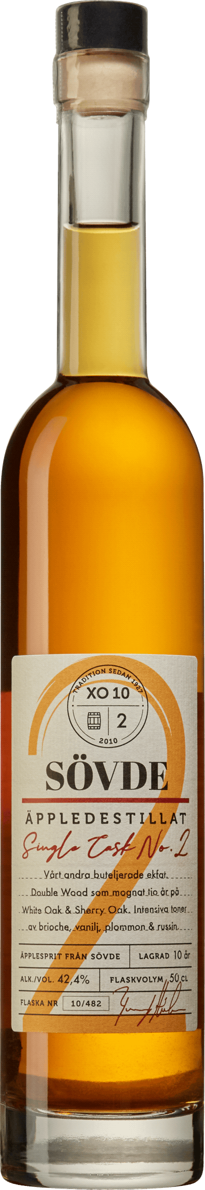 Sövde Äppledestillat Single Cask No. 2 2010