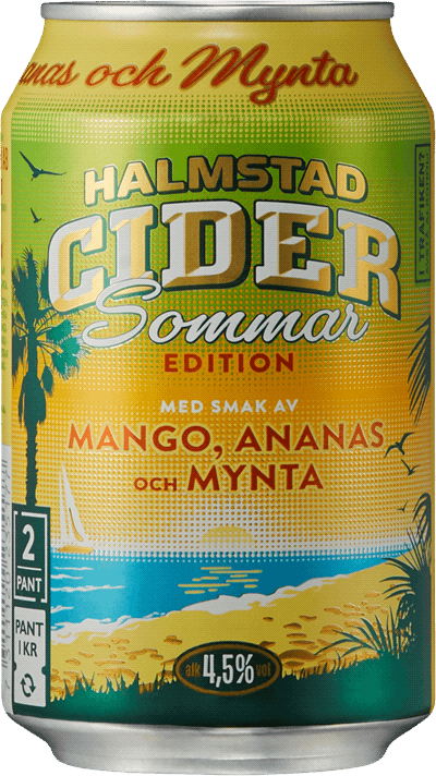 Halmstad Cider Sommar Edition Mango, Ananas & Mynta