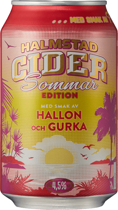 Halmstad Cider Sommar Edition Hallon & Gurka