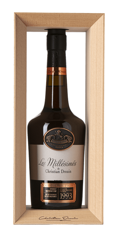 Les Millésimés de Christian Drouin Calvados Sauterne double maturation 1993