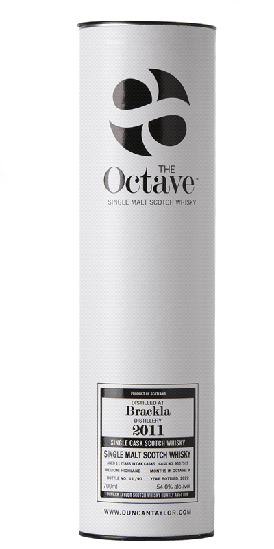 Brackla Single Cask Strength Octave Range