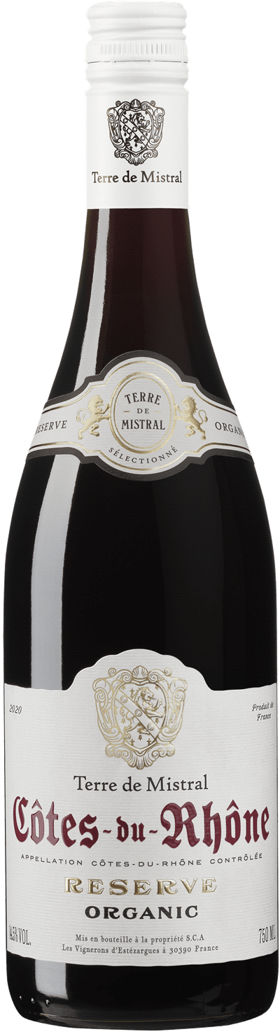 Terre de Mistral Reserve Côtes du Rhône Organic 2021