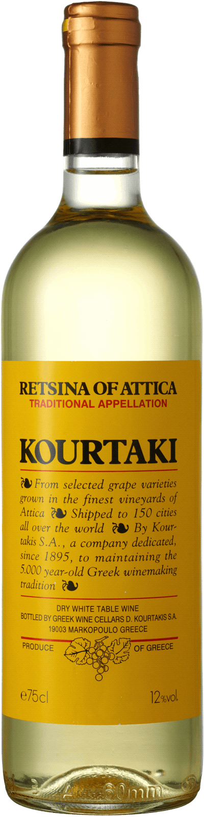 Kourtaki Retsina of Attica