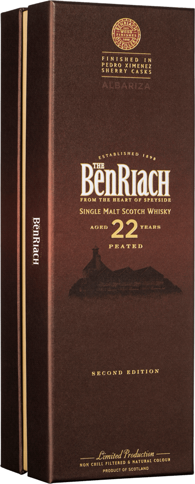 BenRiach 22 Years Old Wood Finish Albariza Peated